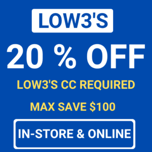 Lowes 20% Off Online & In-Store