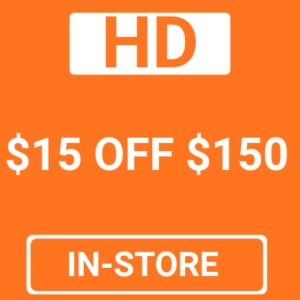 Home Depot $15 Off $150 In-Store