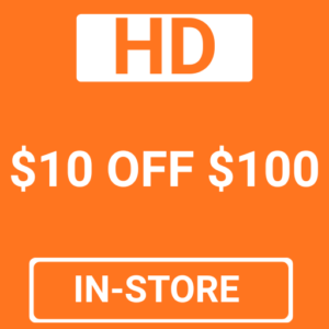 Home Depot $10 Off $100 In-Store